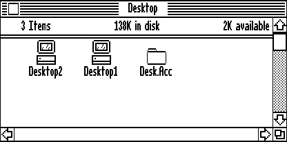 File manager in DeskTop 1.1