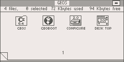 File manager in GEOS 2 for C64
