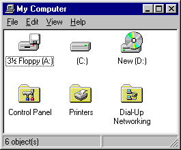 File manager in Windows 95