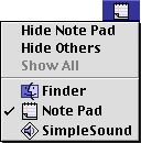 Running applications in Mac OS 8.0