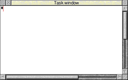 Command prompt in RISC OS 3.7 (Task window)