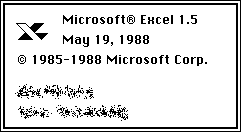 Splash in Microsoft Excel 1.5