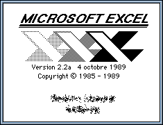 Splash in Microsoft Excel 2.2a