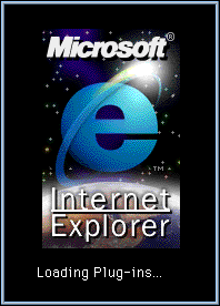 Splash in Internet Explorer 3.01