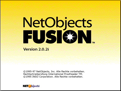 Splash in NetObjects Fusion 2.0