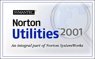 Splash in Norton Utilities 2001