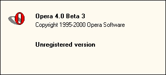Splash in Opera 4.0