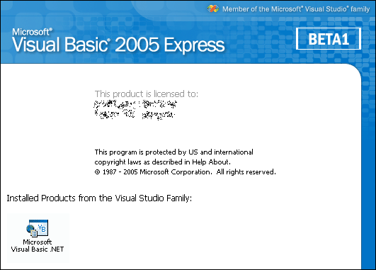 Splash in Visual Basic 2005 Express