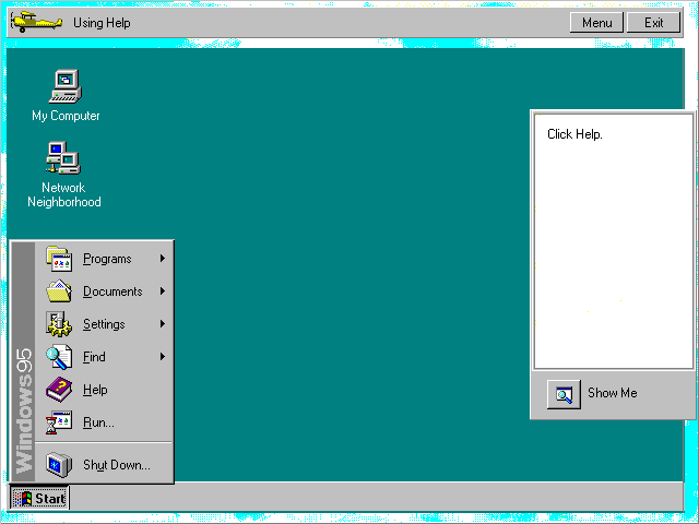GUIdebook > Tutorials > Windows 95